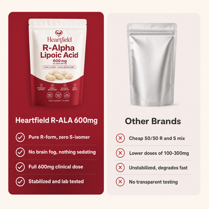 Heartfield R-ALA vs other brands